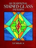 Cover: 120 Traditional Stained Glass Patterns - Dover Publications Inc.