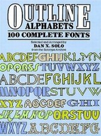 Enlarge image Cover: Outline Alphabets - Dover Publications Inc.