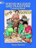 Cover: Jewish Holidays and Traditions Colouring Book - Dover Children's