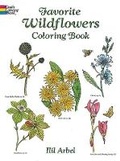 Cover: Favourite Wildflowers Colouring Book - Dover Publications Inc.