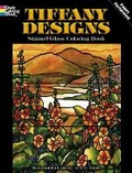 Cover: Tiffany Designs Stained Glass Coloring Book - Dover Children's