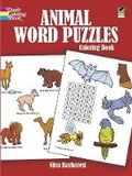 Cover: Animal Word Puzzles Coloring Book - Dover Children's