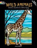 Cover: Wild Animals Stained Glass Colouring Book - Dover Children's
