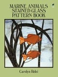 Cover: Marine Animals Stained Glass Pattern Book - Dover Publications Inc.
