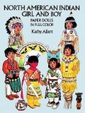 Cover: North American Indian Girl and Boy Paper Dolls in Full Colour - Dover Children's