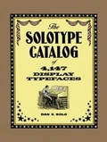 Cover: The Solotype Catalog of 4,147 Display Typefaces - Dover Publications Inc.