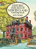 Cover: Historic Houses of New England Coloring Book - Dover Children's