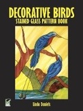 Cover: Decorative Birds Stained Glass Pattern Book - Dover Publications Inc.