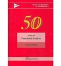 Cover: Notes on Functional Analysis - Hindustan Book Agency