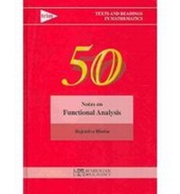 Abbildung von: Notes on Functional Analysis - Hindustan Book Agency