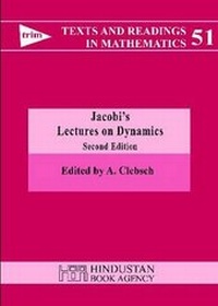 Abbildung von: Jacobi's Lectures on Dynamics - Hindustan Book Agency