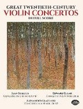 Cover: Great 20th-Century Violin Concertos in Full Score - Dover Publications Inc.