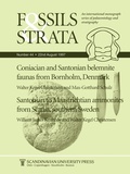 Cover: Coniacian and Santonian belemnite faunas from Bornholm, Denmark / Santonian to Maastrichtian Ammonites from Scania, southern Sweden - Wiley