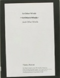 Cover: In Other Words In Other's Words And Other Words - Bergen Kunsthall