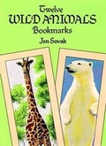 Cover: Twelve Wild Animal Bookmarks - Dover Publications Inc.