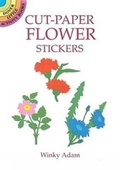 Cover: Cut-Paper Flower Stickers - Dover Publications Inc.