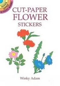 Enlarge image Cover: Cut-Paper Flower Stickers - Dover Publications Inc.