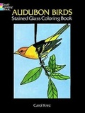 Cover: Audubon Birds Stained Glass Coloring Book - Dover Publications Inc.