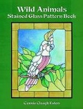Cover: Wild Animals Stained Glass Pattern Book - Dover Publications Inc.