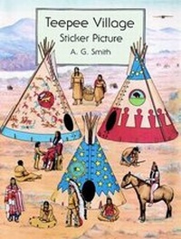 Enlarge image Cover: Teepee Village Sticker Picture - Dover Publications Inc.
