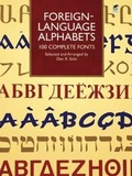 Cover: Foreign-Language Alphabets - Dover Publications Inc.