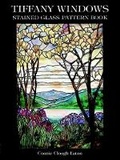 Cover: Tiffany Windows Stained Glass Pattern Book - Dover Publications Inc.