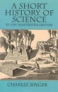 Cover: A Short History of Science to the 19th Century - Dover Publications Inc.