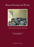 Cover: Beyond Sounds and Words [in Polish and English] - Volume in Honour of Janina Aniela Ozga - Uniwersytet Jagiellonski, Wydawnictwo