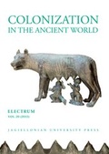 Cover: Colonization in the Ancient World - Uniwersytet Jagiellonski, Wydawnictwo