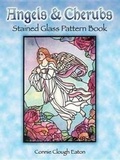 Cover: Angels and Cherubs Stained Glass Pattern Book - Dover Publications Inc.