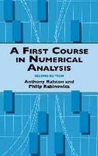 Enlarge image Cover: A First Course in Numerical Analysis - Dover Publications Inc.