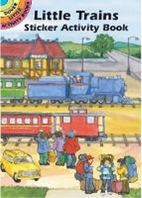 Enlarge image Cover: Little Trains Sticker Activity Book - Dover Children's
