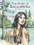 Cover: Story of Sacajawea Colouring Book - Dover Children's
