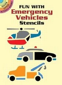 Enlarge image Cover: Fun with Emergency Vehicles Stencils - Dover Publications Inc.