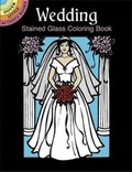 Cover: Wedding Stained Glass Coloring Book - Dover Publications Inc.