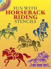 Enlarge image Cover: Fun with Horseback Riding Stencils - Dover Children's