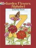 Cover: Garden Flowers Alphabet Colouring Book - Dover Children's