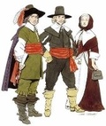 Cover: Cavalier and Puritan Fashions - Dover Children's