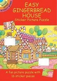 Enlarge image Cover: Easy Gingerbread House Sticker Pict - Dover Children's