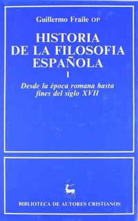 Abbildung von: Historia de la filosofía española - Biblioteca Autores Cristianos