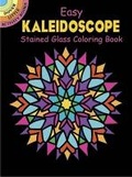 Cover: Easy Kaleidoscope Stained Glass Coloring Book - Dover Children's