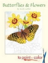 Enlarge image Cover: Butterflies and Flowers to Paint or Color - Dover Children's