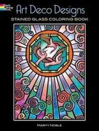 Enlarge image Cover: Art Deco Designs Stained Glass Colouring Book - Dover Publications Inc.
