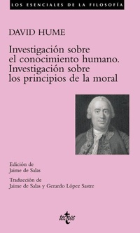 Abbildung von: Investigación sobre el conocimiento humano ; Investigación sobre los principios de la moral - Editorial Tecnos