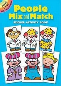 Enlarge image Cover: People Mix and Match Sticker Activity Book - Dover Publications Inc.