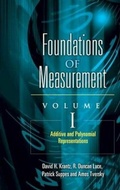 Cover: Foundations of Measurement Volume I - Dover Publications Inc.