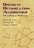 Cover: Discrete Optimization Algorithms - Dover Publications Inc.