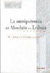 Abbildung von: La omnipotencia del absoluto en Leibniz - EUNSA. EDICIONES UNIVERSIDAD DE NAVARRA, S.A.