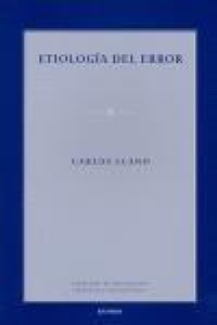 Abbildung von: Etiología del error - EUNSA. EDICIONES UNIVERSIDAD DE NAVARRA, S.A.