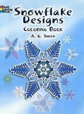 Cover: Snowflake Designs Coloring Book - Dover Publications Inc.